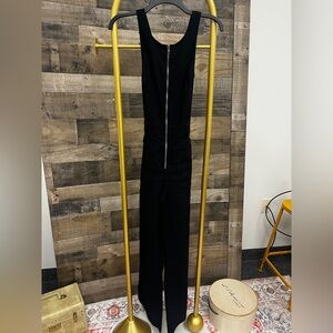 Maeve by Anthropologie The Naomi Black Wide-Leg Zip Front Jumpsuit